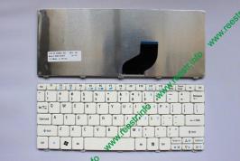 Клавиатура для ноутбука Acer Aspire One 532, D255, eMachines 350 p/n: AEZH9700020, 9Z.N3K82.A0R белая