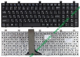 Клавиатура для ноутбука MSI CX600, EX600, MS-1636, PR621 p/n: MP-08C23SU-359, MP-08C23SU-3591, MP-03233SU-359D