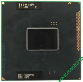 Процессор для ноутбука Intel Pentium B960 (SR07V) rPGA988B