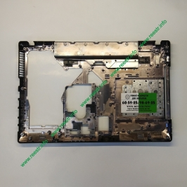 Нижняя часть корпуса (поддон, днище, корыто) для ноутбука Lenovo G570, g575 p/n: AP0GM000A00 (с HDMI портом)