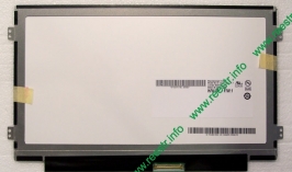 Матрица для ноутбука 10.1" 1024x600 40 pin SLIM уши слева справа B101AW06 V.1, LTN101NT05-T01 матовая