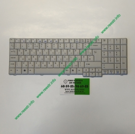 Клавиатура для ноутбука Acer Aspire 6530G, 7720G, TravelMate 5100, eMachines E528 p/n: PK1306G3A07, NSK-AFE0R белая