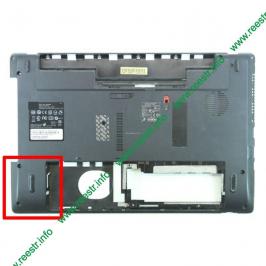 Нижняя часть корпуса (поддон, днище, корыто) для ноутбука Acer Aspire 5733, 5742G p/n: AP0FO000400 с HDMI