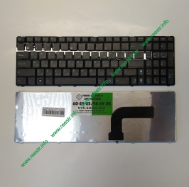 Клавиатура для ноутбука Asus K52, K52D, K53, K53S, K55N, N53, N61D, K73 p/n: 0KN0-J71RU03, 0KN0-J71RU52 (с рамкой)