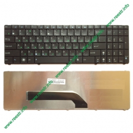 Клавиатура для ноутбука Asus K50, K60, K70 p/n: 04GNV91KRU00-1, 04GNV91KRU00-2, 04GNVK5KRU01-2 (без рамки)