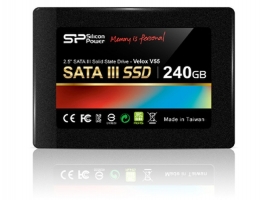 Твердотельный накопитель SSD SATA 240Gb Silicon Power Velox V55 [SP240GBSS3V55S25] SATA III 2.5"