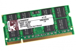 KVR667D2S5/2G оперативная память для ноутбука SO-DIMM DDR2, 2 Гб, 667 МГц (PC-5300),  Б/У