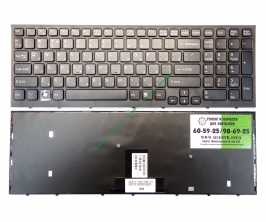 Клавиатура для ноутбука Sony Vaio VPC-EB, PCG-71211 чёрная p/n: 148792871, V111678A, 550102M14-203-G