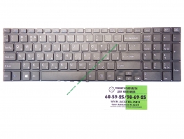 Клавиатура для ноутбука Sony Vaio SVF15, SVF152, FIT 15 черная p/n: 149240561RU, 9Z.NAEBQ.00R, NSK-SN0BQ