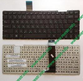 Клавиатура для ноутбука Asus X450C, A451MA, R411CA, F401U p/n: 0KNB0-4132US00, AEXJ5700010 черная (без рамки)