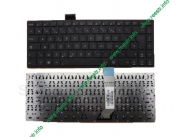 Клавиатура для ноутбука Asus Vivobook X402C S400, F402C p/n: AEXJ7701110, MP-12F33SU-9202W черная (без рамки)